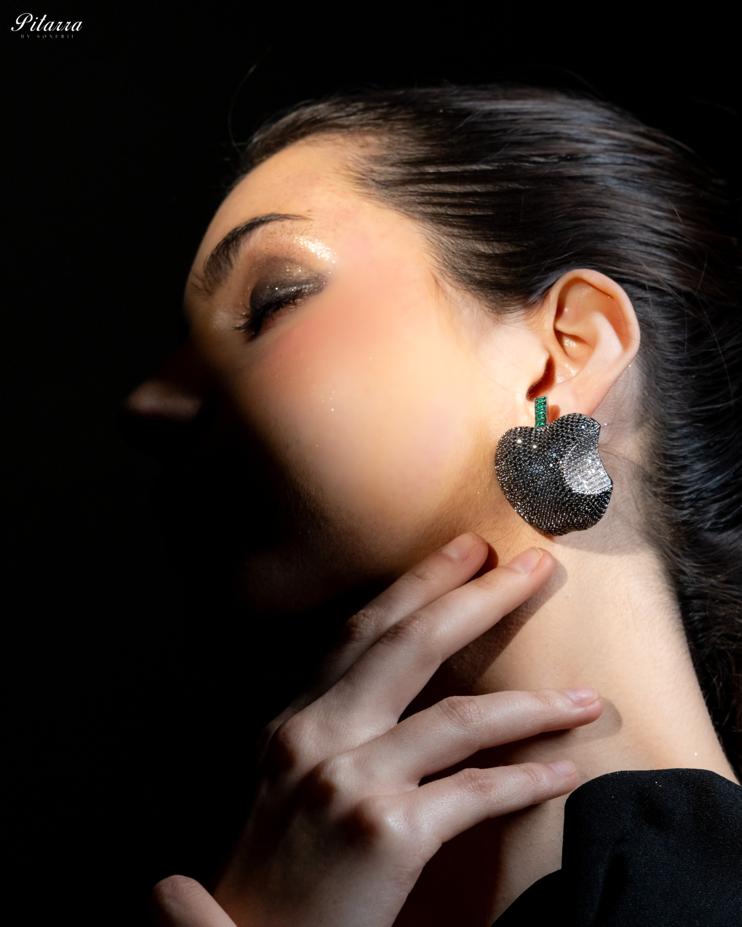 Grey Victorian Polish Earrings